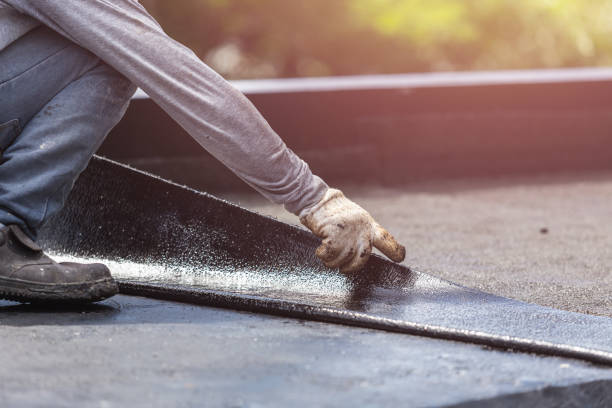 Professional Basement Waterproofing technician working in Barrington, IL